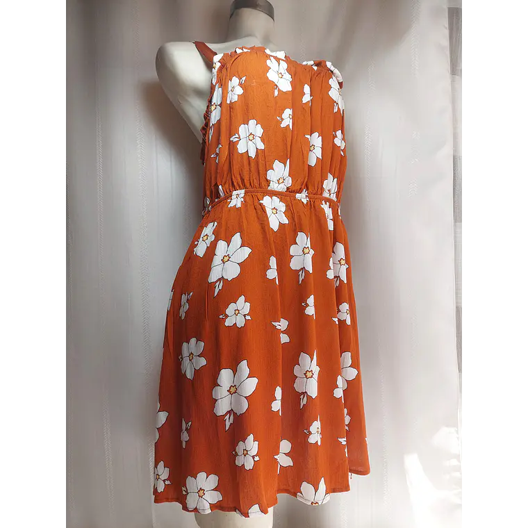 VESTIDO MULTICOLOR  FOREVER 21 TALLA 2X 2