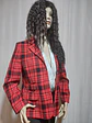 BLAZER ROJO ESCOCES CHAUS TALLA 8 - Miniatura 1