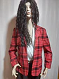 BLAZER ROJO ESCOCES CHAUS TALLA 8 - Miniatura 2