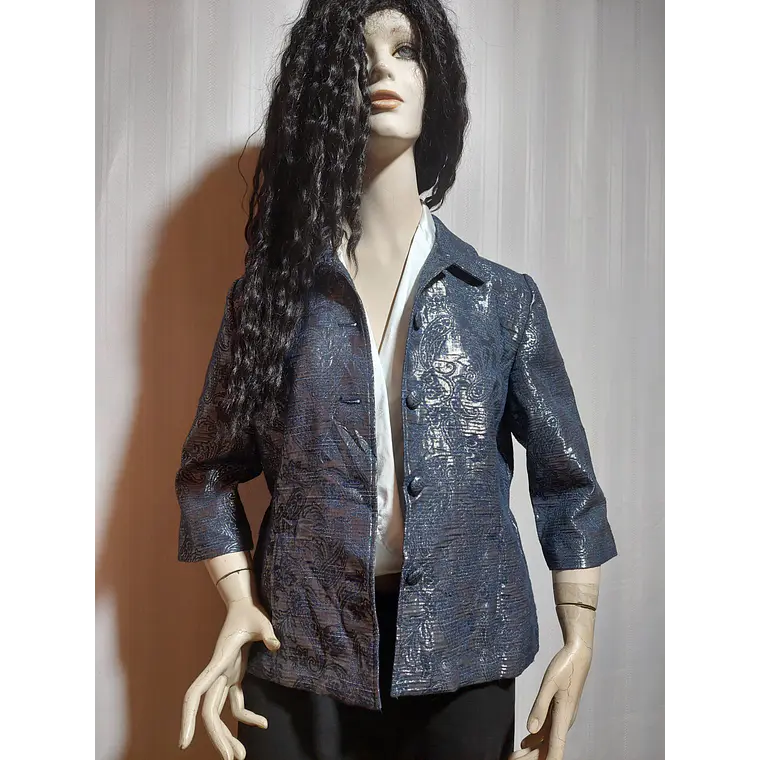 BLAZER GRIS PLATEADO ALFRED DUNNER TALLA 12P 1