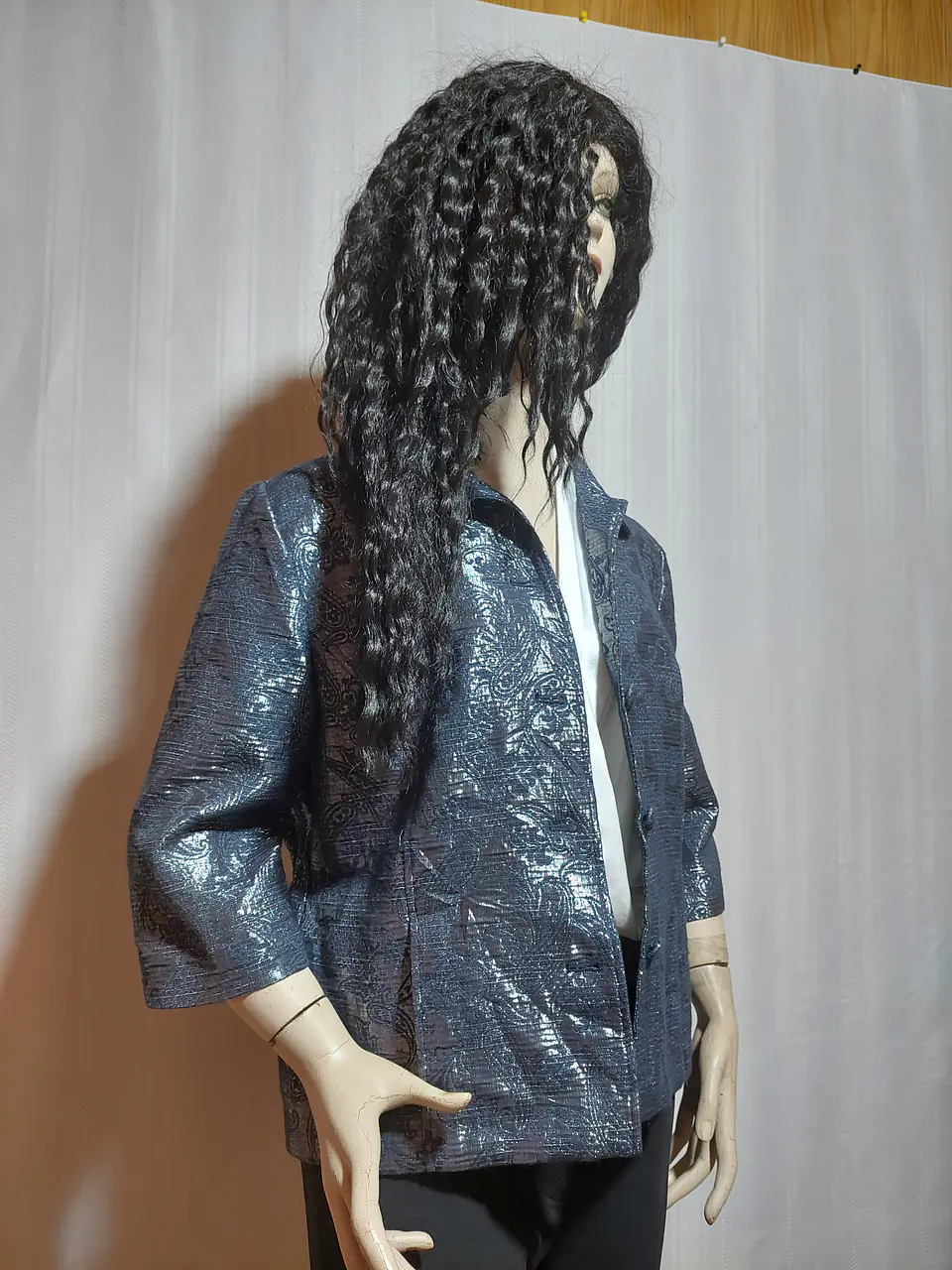 BLAZER GRIS PLATEADO ALFRED DUNNER TALLA 12P 2