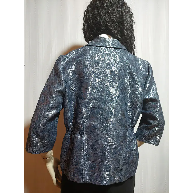 BLAZER GRIS PLATEADO ALFRED DUNNER TALLA 12P 4