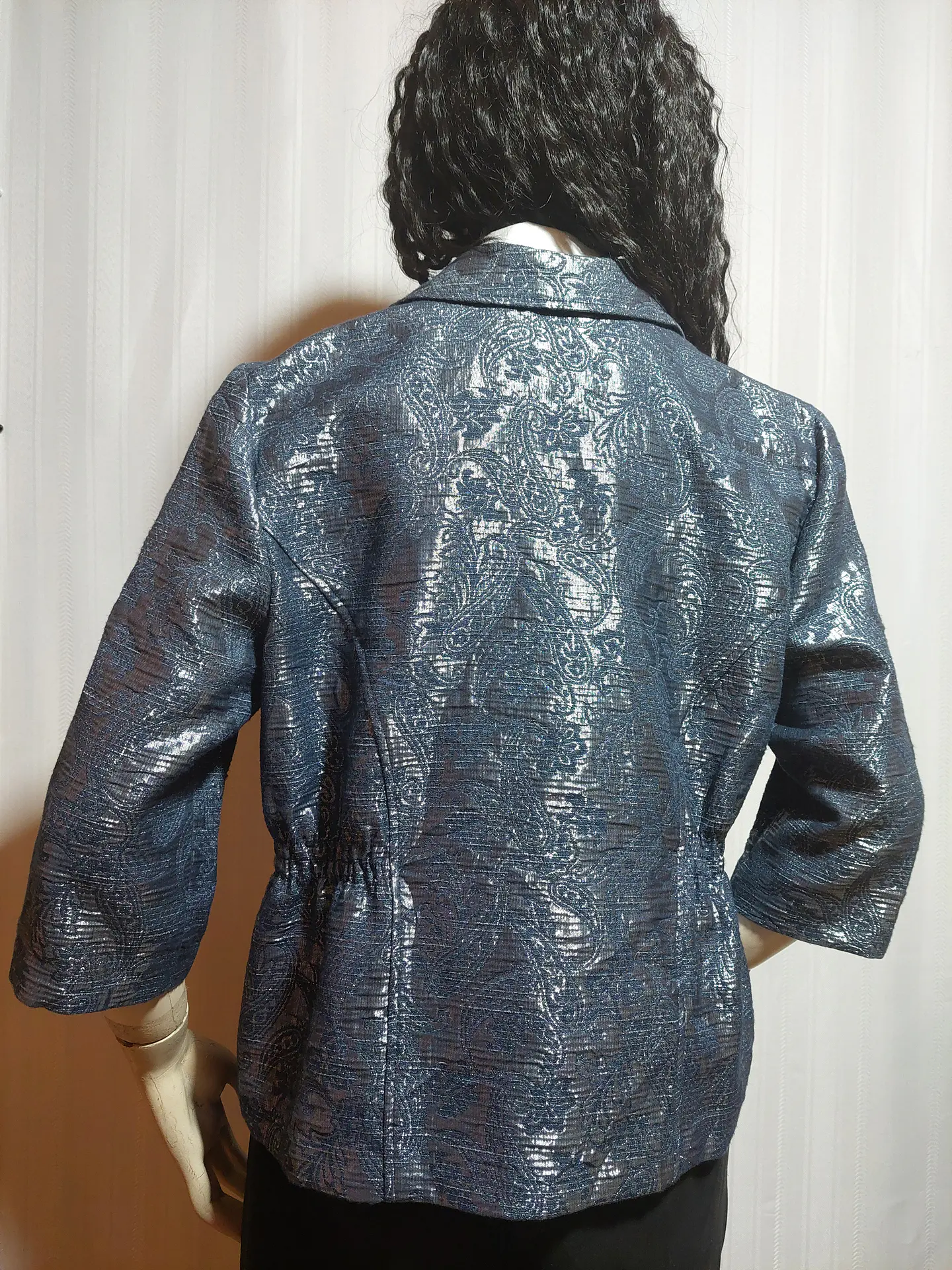BLAZER GRIS PLATEADO ALFRED DUNNER TALLA 12P 4