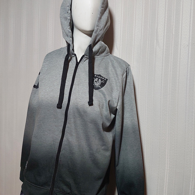 POLERÓN GRIS RAIDERS TALLA XL 1