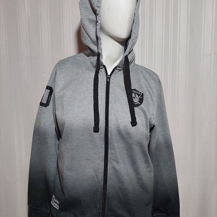 POLERÓN GRIS RAIDERS TALLA XL 2