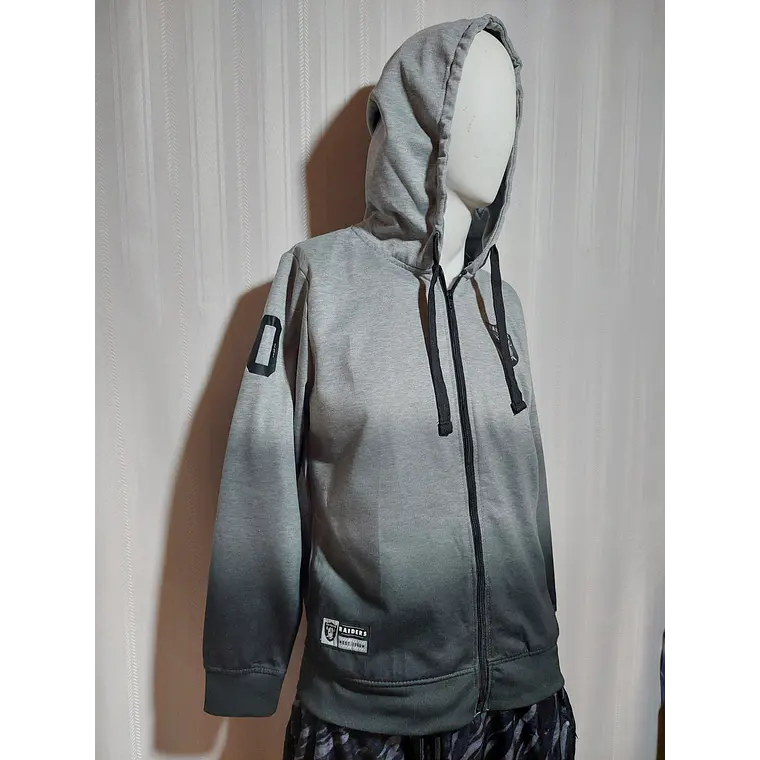 POLERÓN GRIS RAIDERS TALLA XL 3