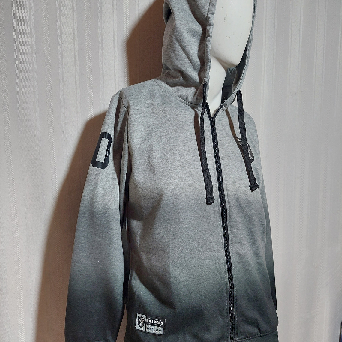 POLERÓN GRIS RAIDERS TALLA XL 3