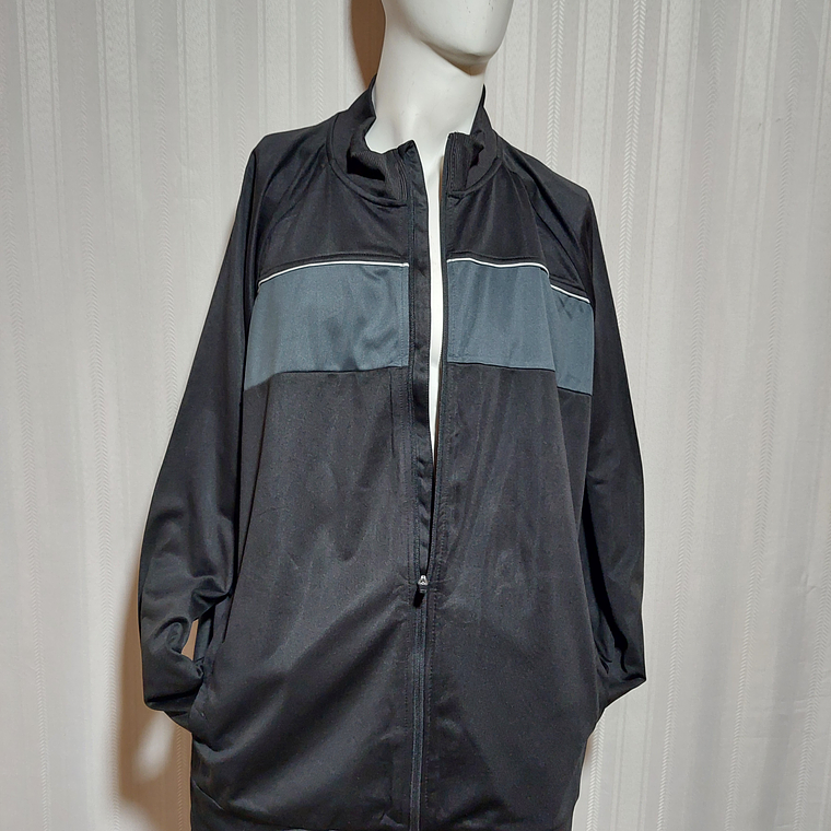 CHAQUETA DEPORTIVA NEGRA ATHLETIC TALLA 3XL 1