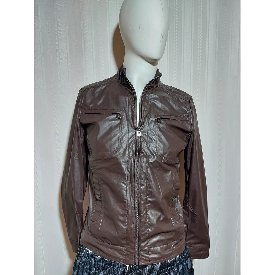 CHAQUETA ECOCUERO CONTEMPORATY STYLE CAFE TALLA 165/88A 1