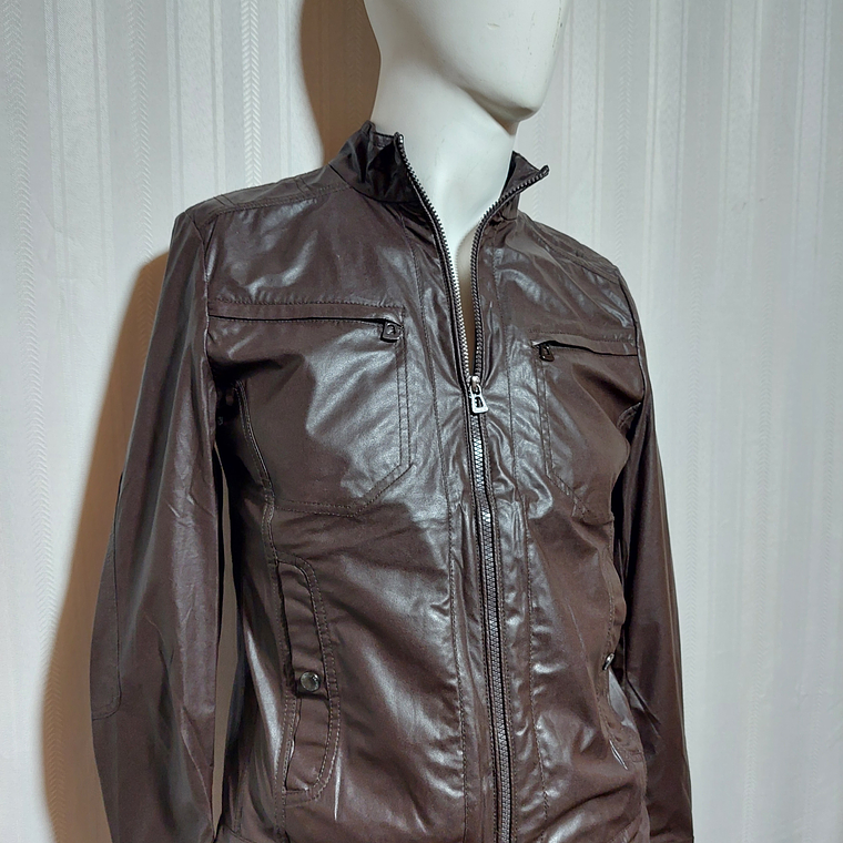 CHAQUETA ECOCUERO CONTEMPORATY STYLE CAFE TALLA 165/88A 2