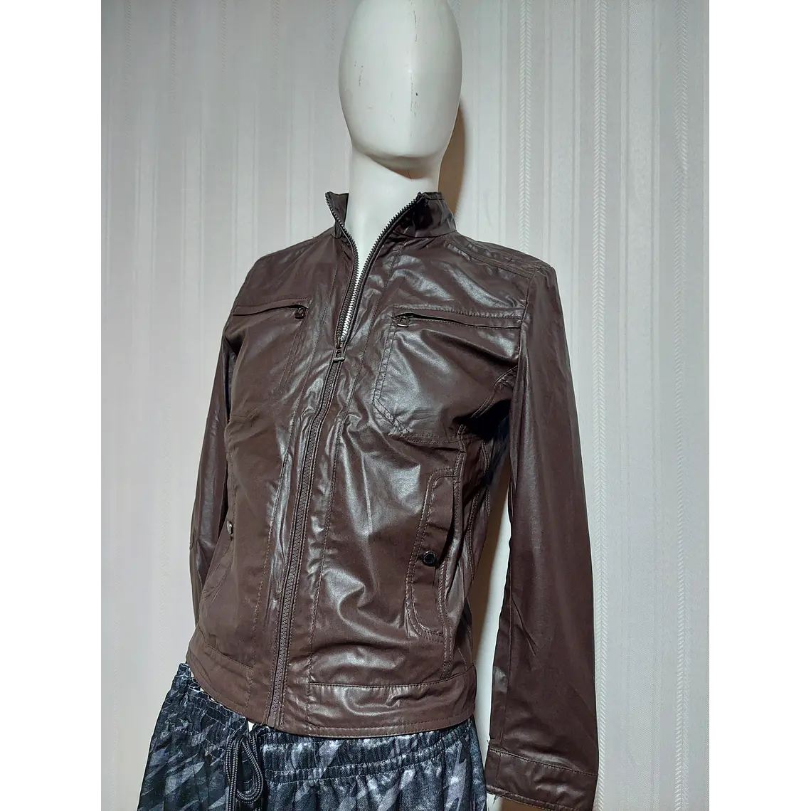 CHAQUETA ECOCUERO CONTEMPORATY STYLE CAFE TALLA 165/88A 3