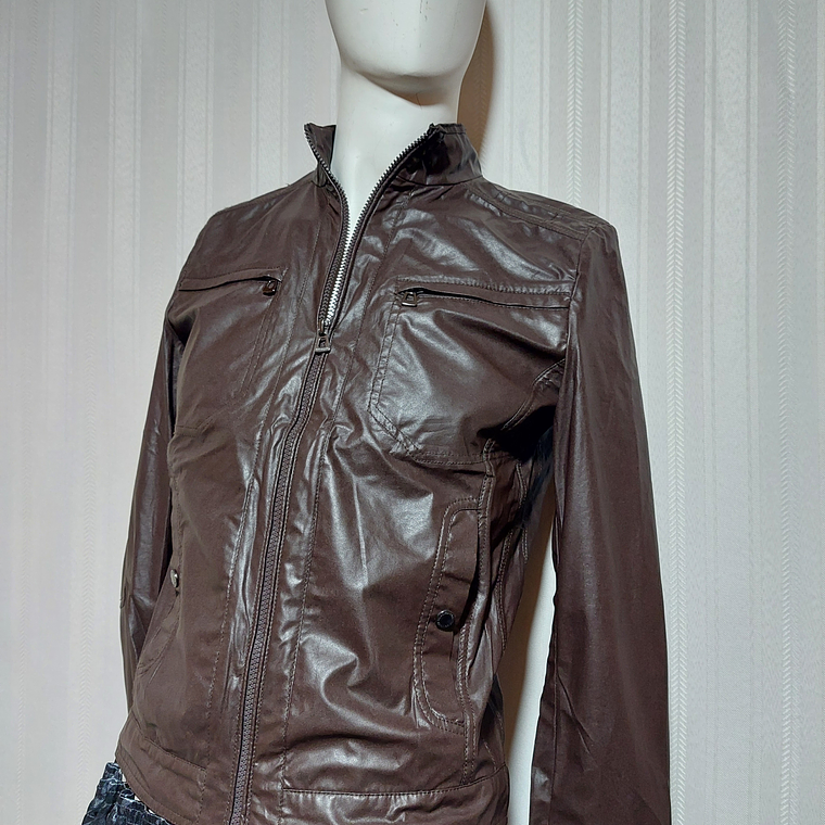CHAQUETA ECOCUERO CONTEMPORATY STYLE CAFE TALLA 165/88A 3