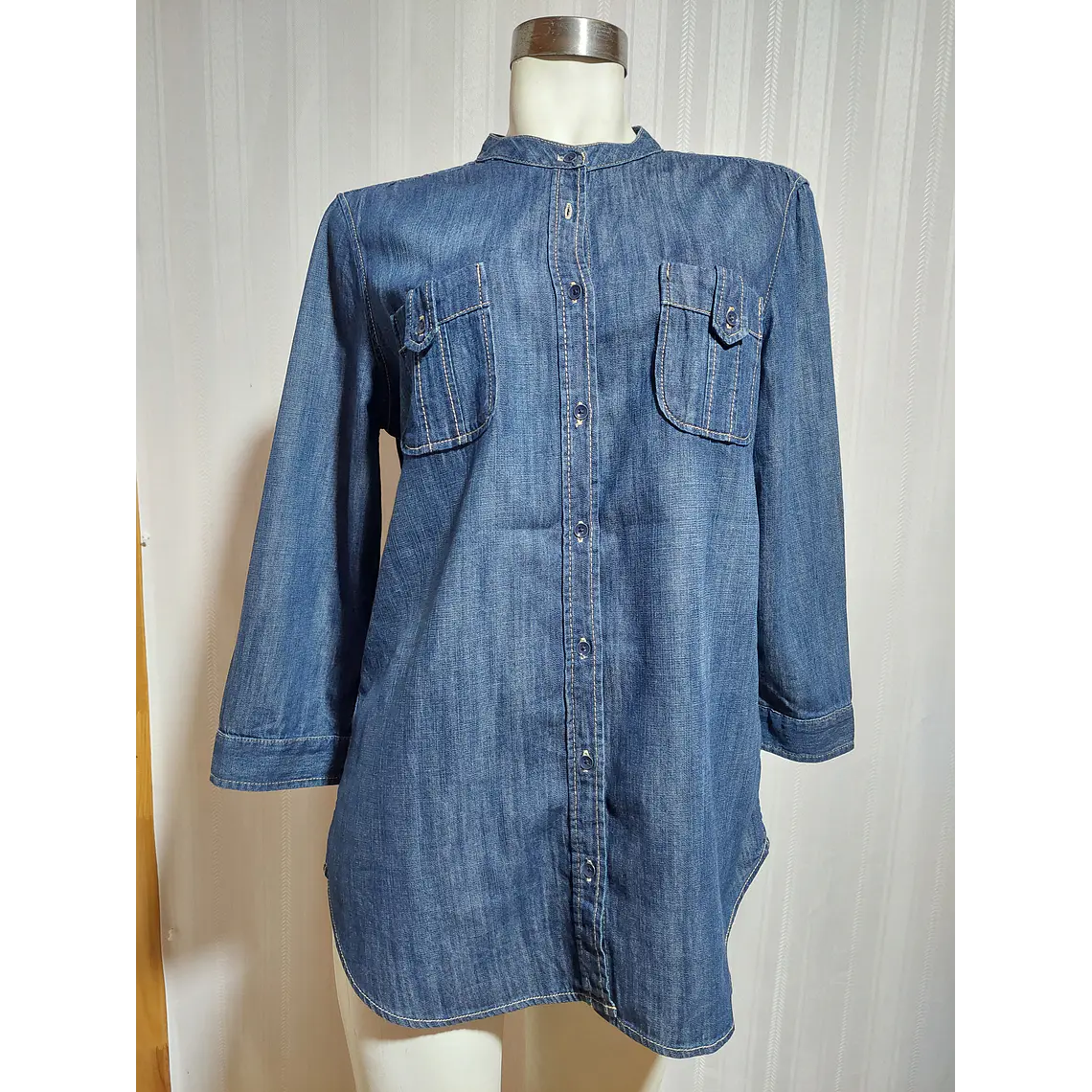 BLUSA JEANS AZUL JOE TALLA L 1