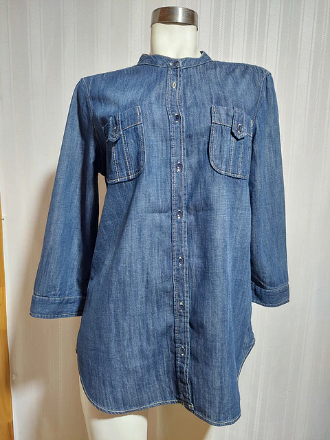 BLUSA JEANS AZUL JOE TALLA L