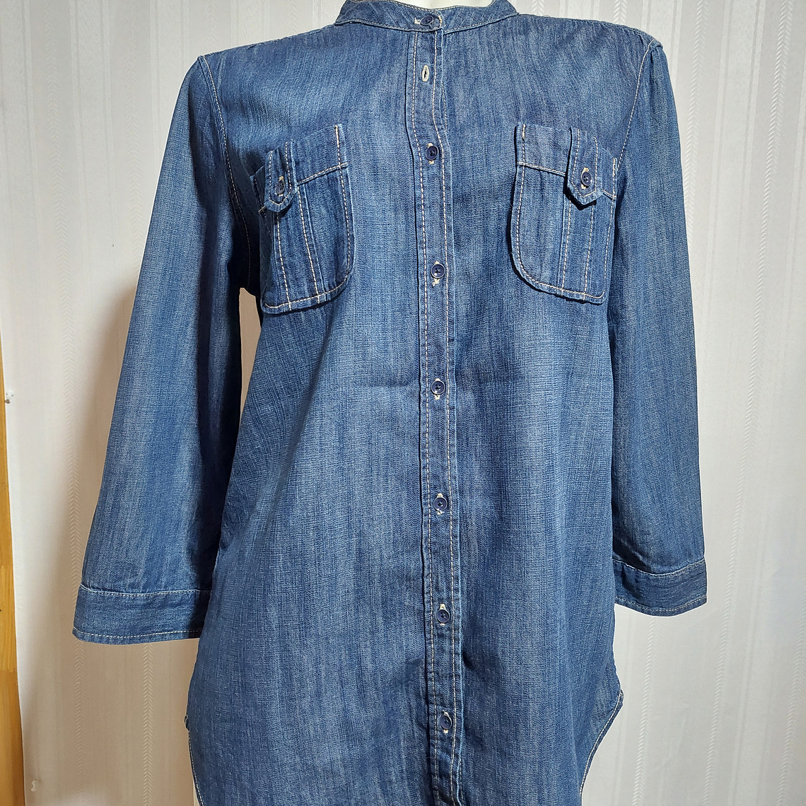 BLUSA JEANS AZUL JOE TALLA L 1