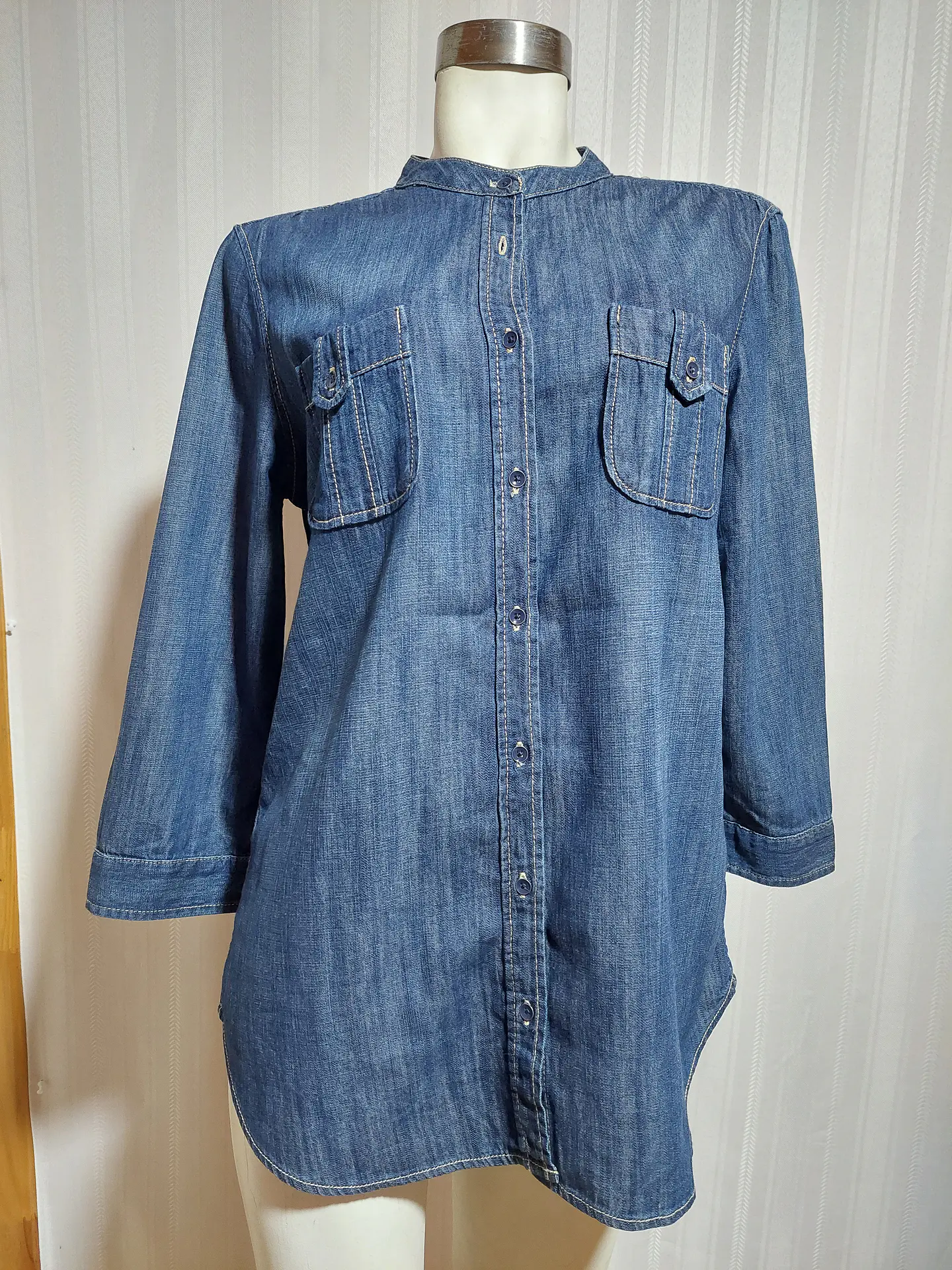 BLUSA JEANS AZUL JOE TALLA L 1