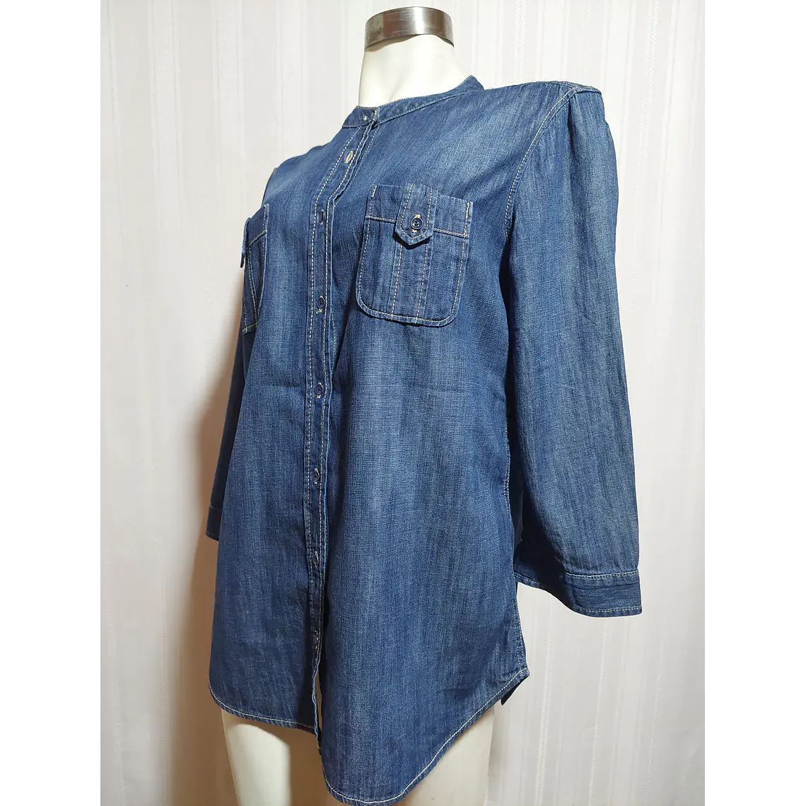 BLUSA JEANS AZUL JOE TALLA L 2