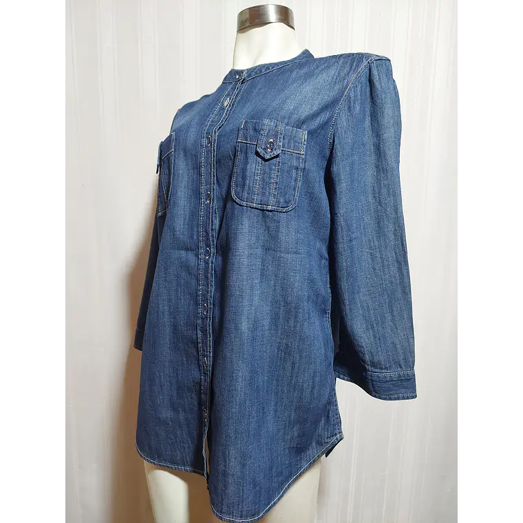 BLUSA JEANS AZUL JOE TALLA L 2
