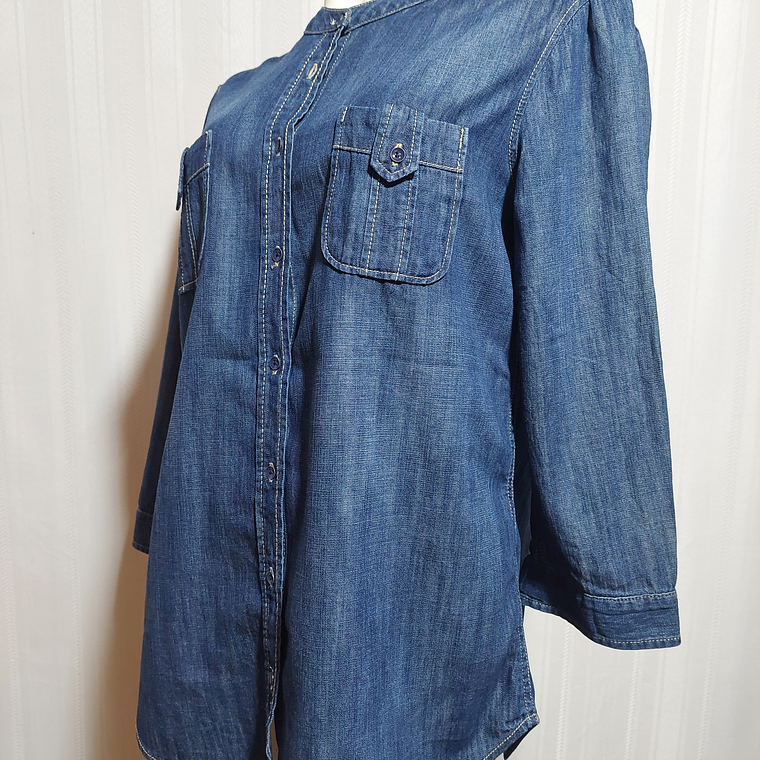 BLUSA JEANS AZUL JOE TALLA L 2
