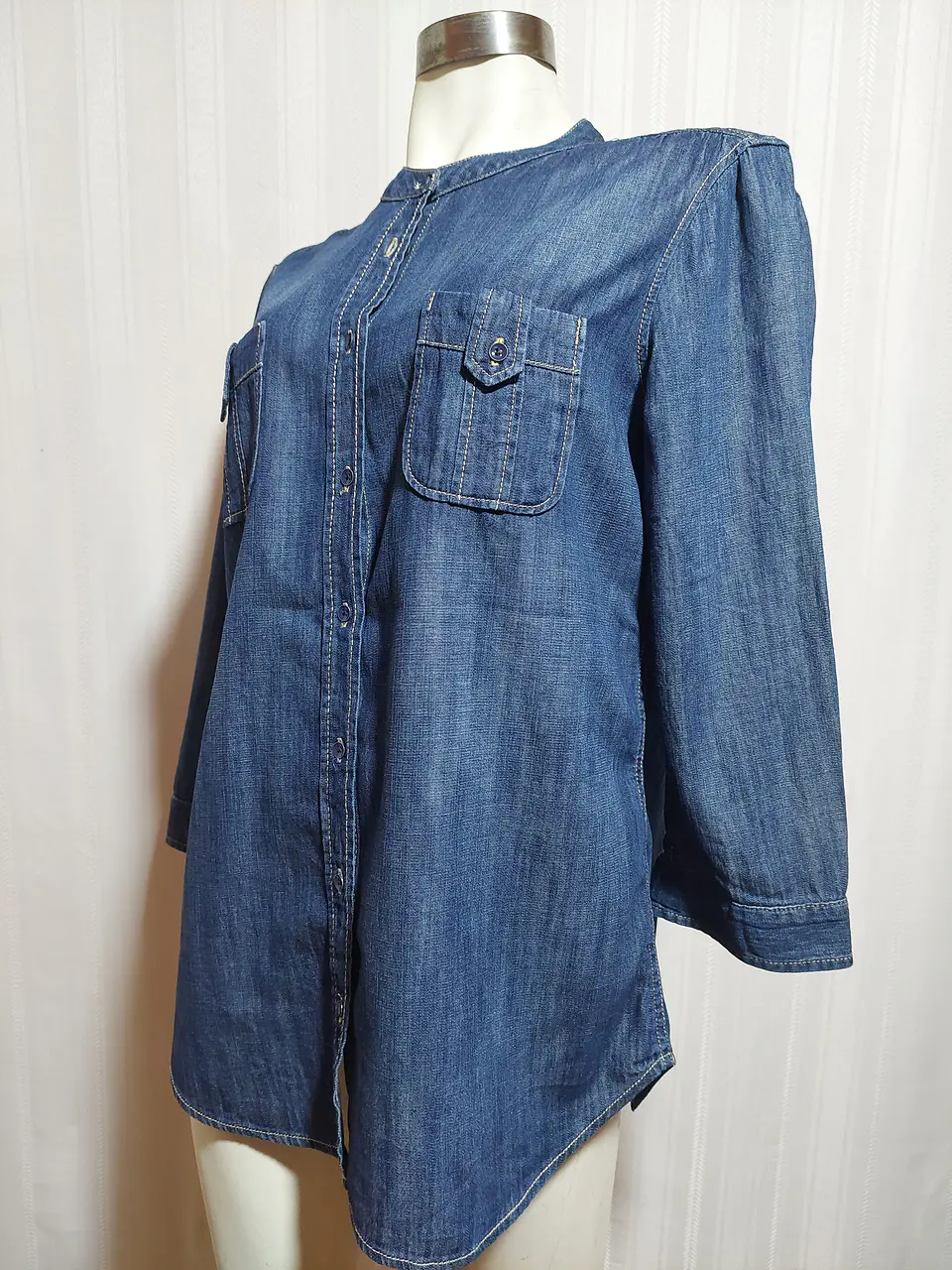 BLUSA JEANS AZUL JOE TALLA L 2