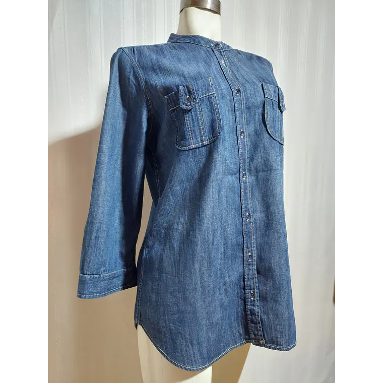 BLUSA JEANS AZUL JOE TALLA L 3