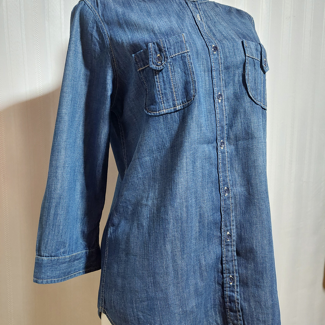 BLUSA JEANS AZUL JOE TALLA L 3