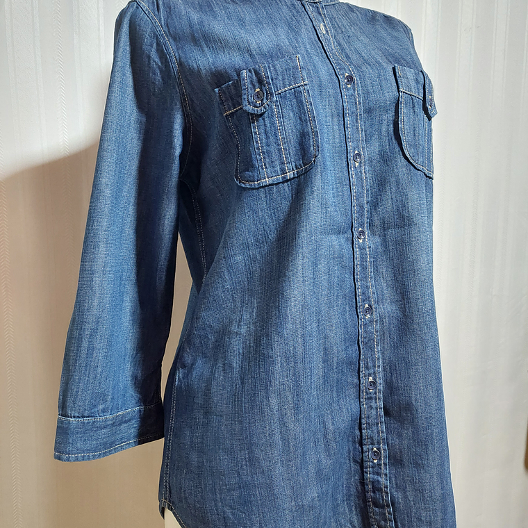 BLUSA JEANS AZUL JOE TALLA L 3