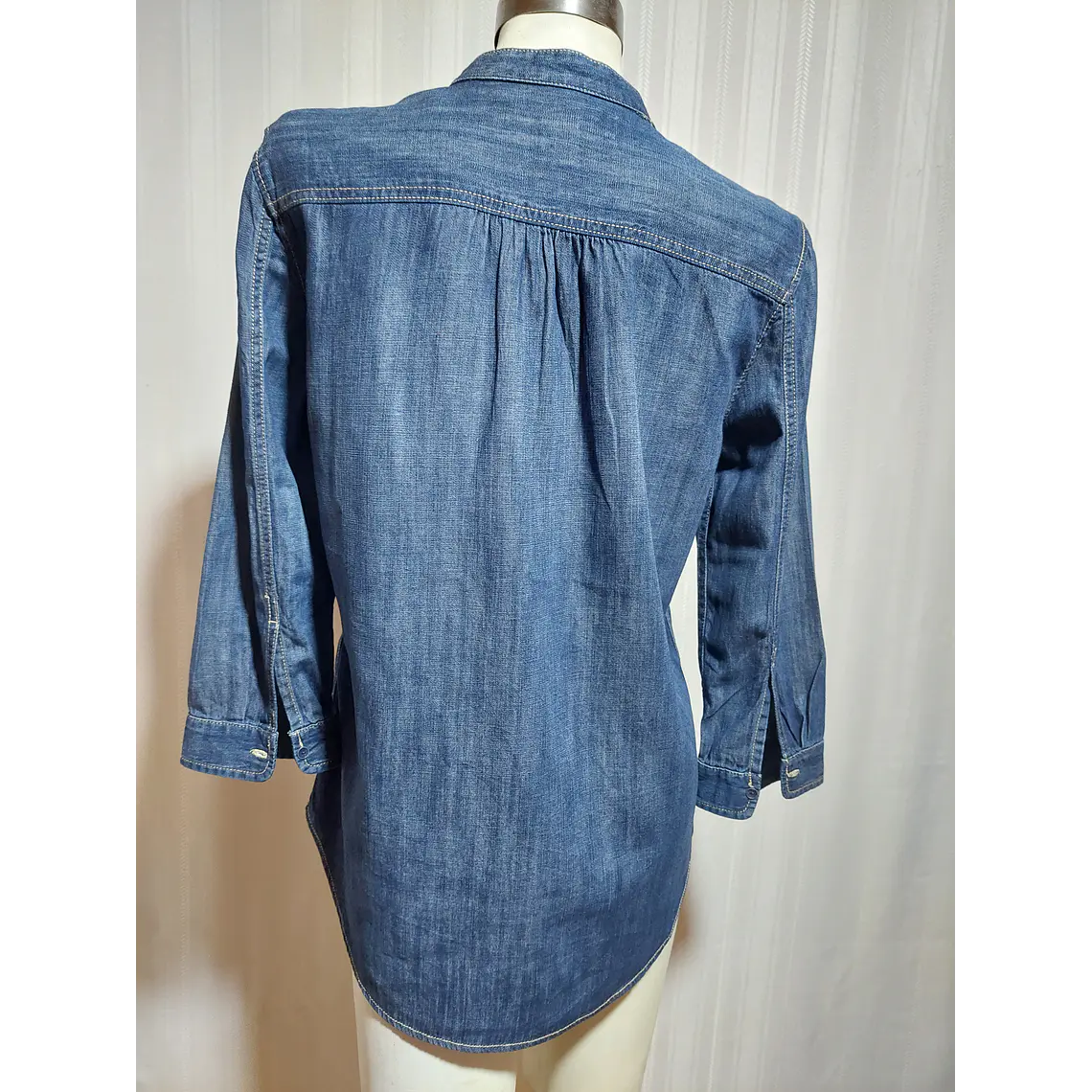 BLUSA JEANS AZUL JOE TALLA L 4