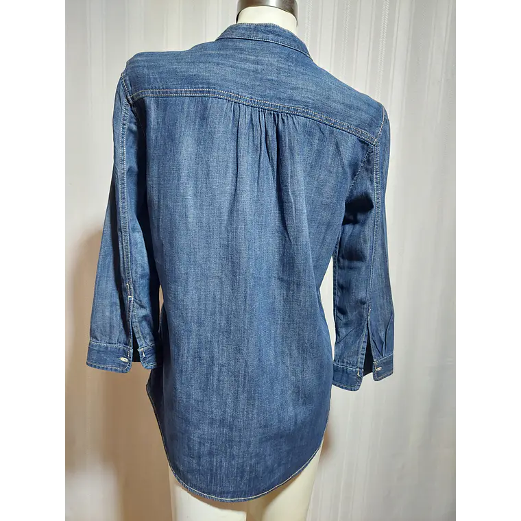 BLUSA JEANS AZUL JOE TALLA L 4