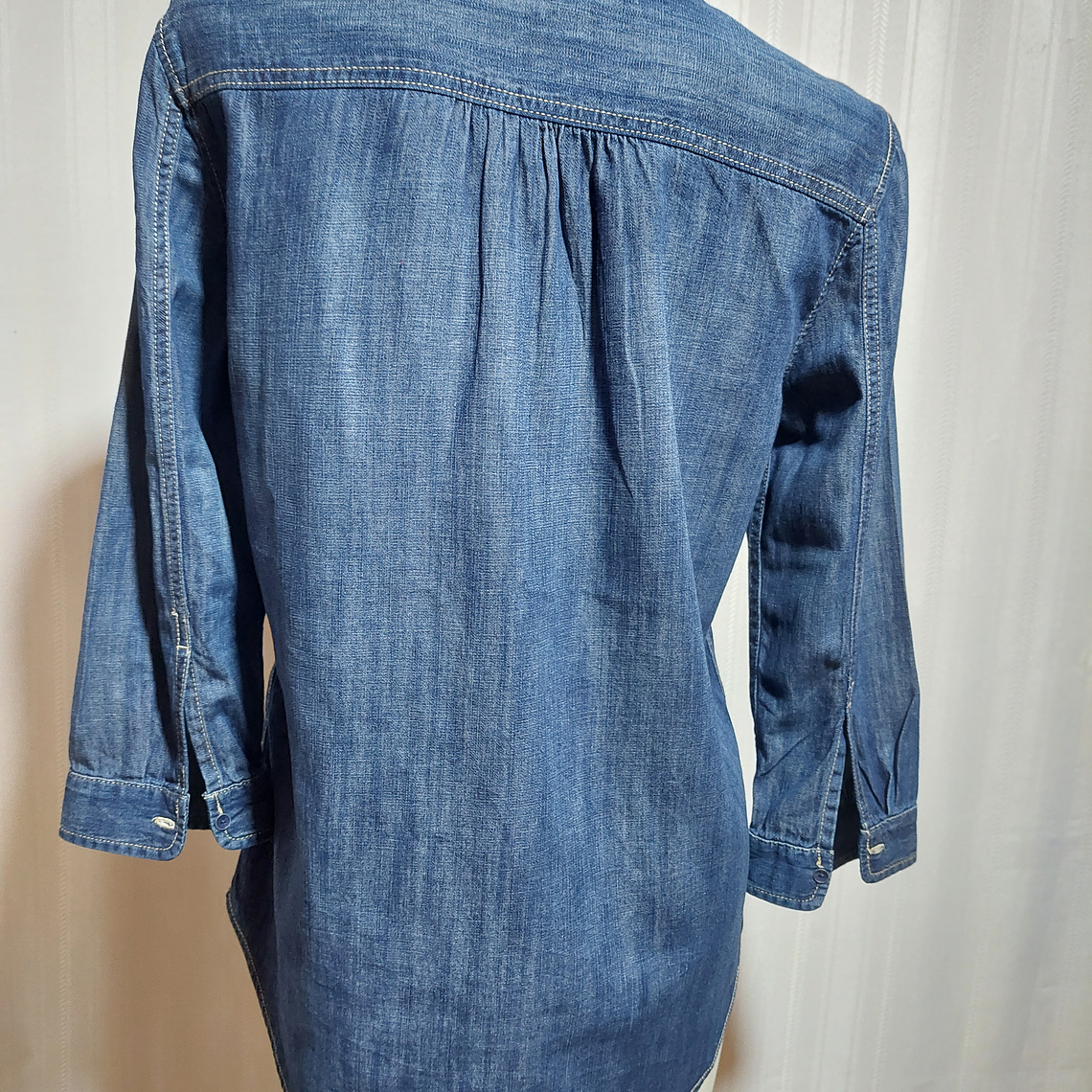 BLUSA JEANS AZUL JOE TALLA L 4
