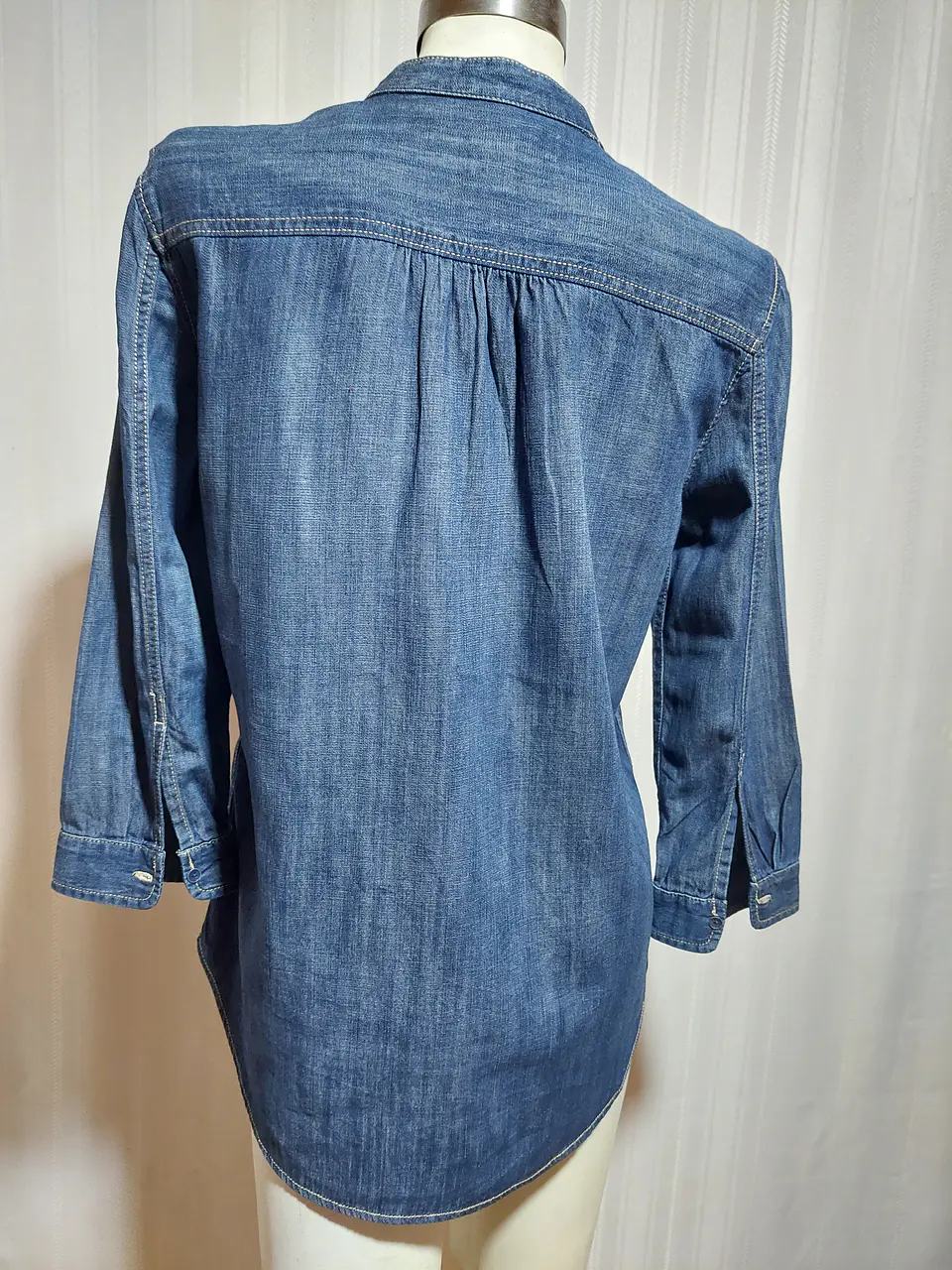 BLUSA JEANS AZUL JOE TALLA L 4