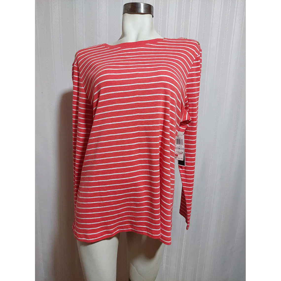 BLUSA ML MULTICOLOR CHARTER CLUB TALLA XL 1