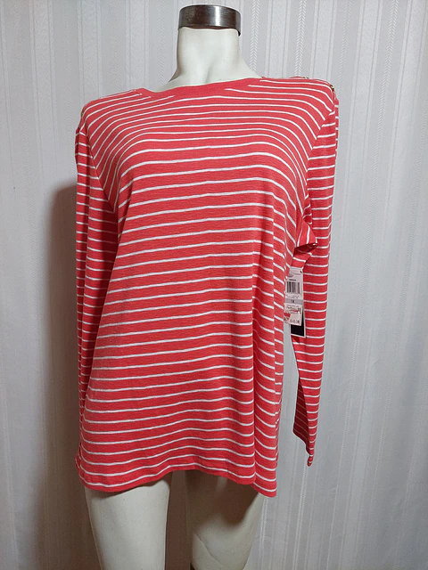 BLUSA ML MULTICOLOR CHARTER CLUB TALLA XL