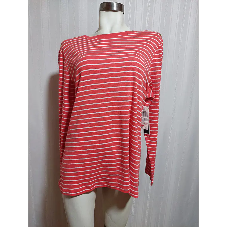 BLUSA ML MULTICOLOR CHARTER CLUB TALLA XL 1