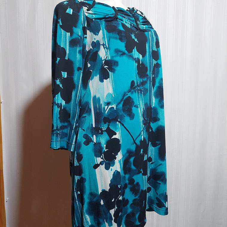 BLUSA MULTICOLOR ALFANI TALLA L 2