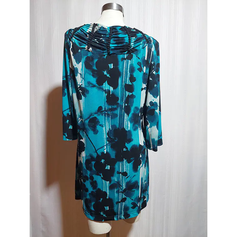 BLUSA MULTICOLOR ALFANI TALLA L 4