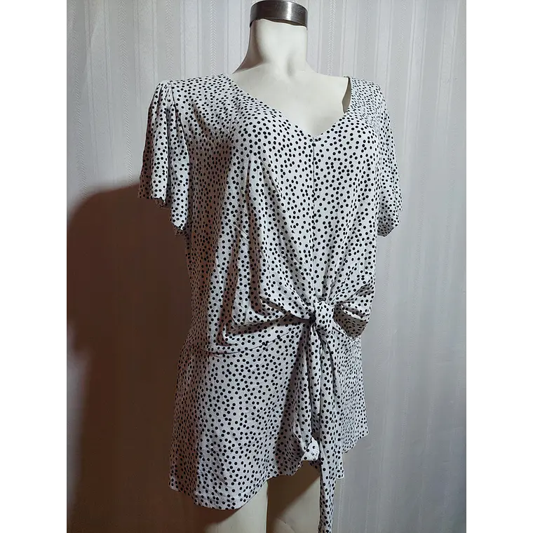 BLUSA  MULTICOLOR FLOWER & FEATHER TALLA XXL 1
