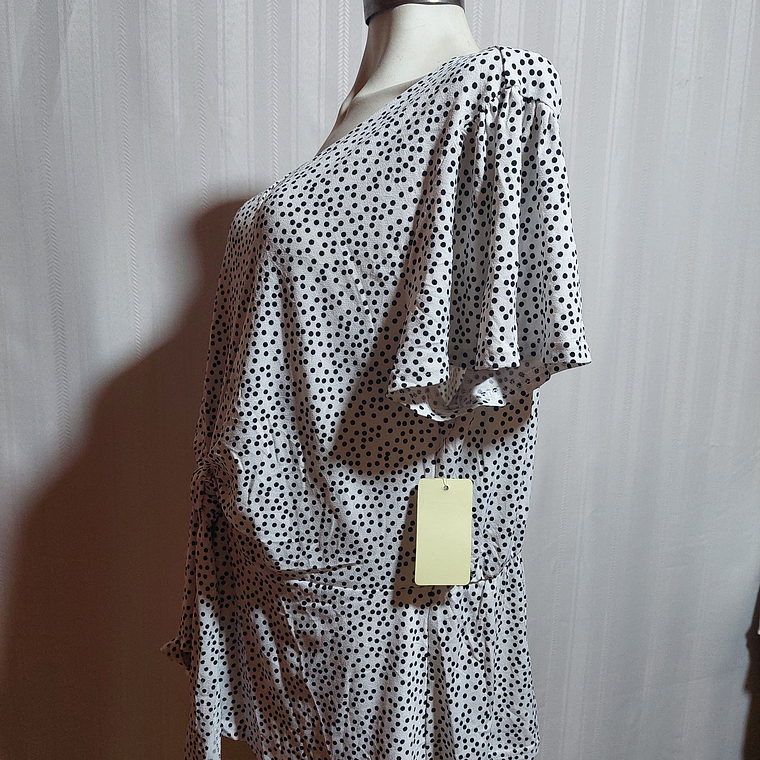 BLUSA  MULTICOLOR FLOWER & FEATHER TALLA XXL 2