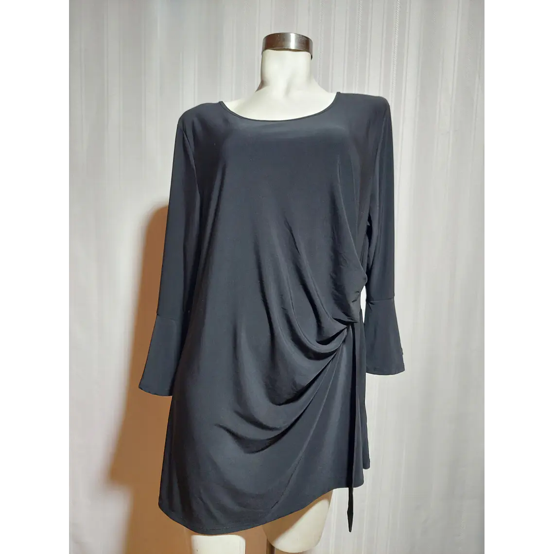BLUSA NEGRA NY COLLECTION, TALLA XXL 1