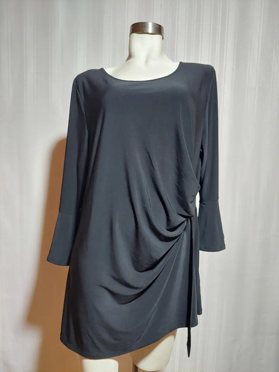 BLUSA NEGRA NY COLLECTION, TALLA XXL 1