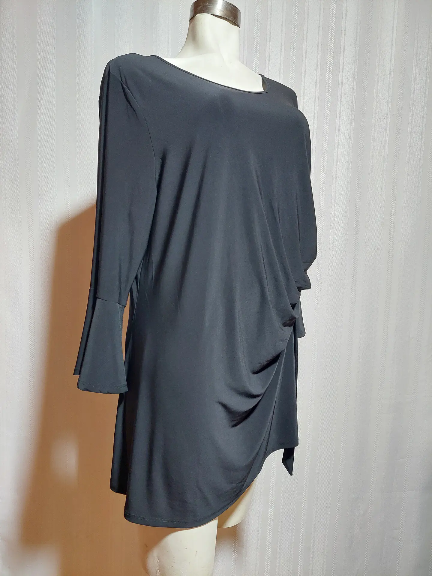 BLUSA NEGRA NY COLLECTION, TALLA XXL 3