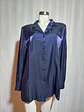 BLUSA AZUL MARINO METALIZADO  CANDA TALLA 50 - Miniatura 1