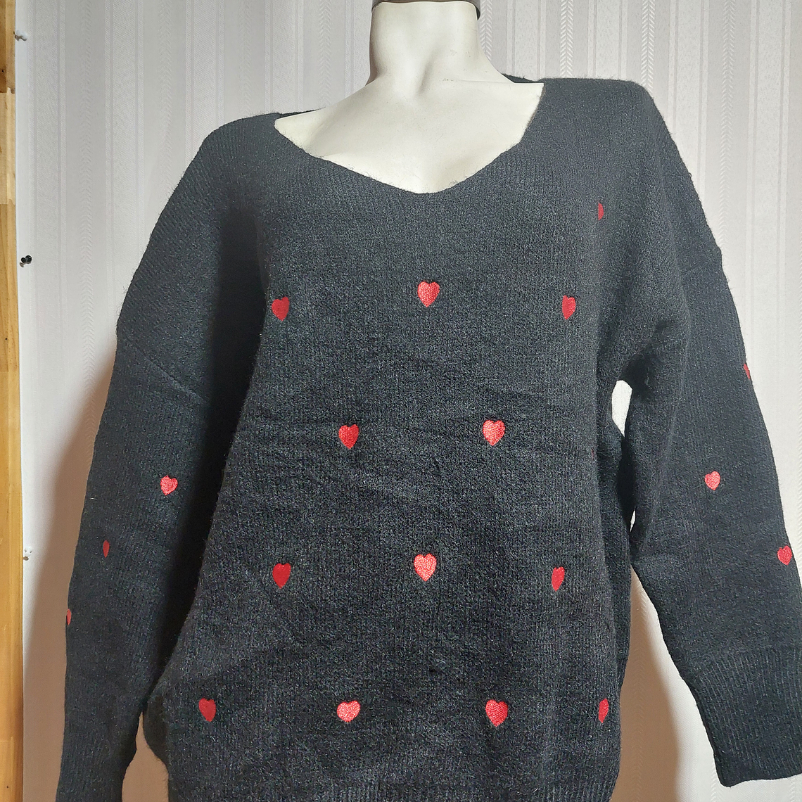 SWEATER CASUAL NEGRO DAVI&DANI TALLA 1XL 1