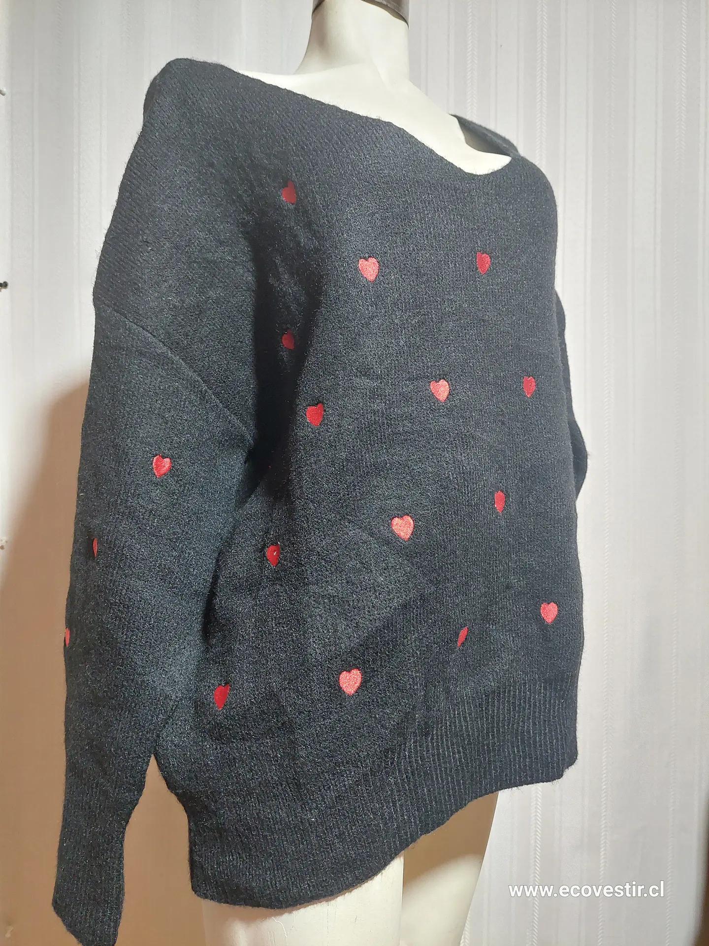 SWEATER CASUAL NEGRO DAVI&DANI TALLA 1XL 2