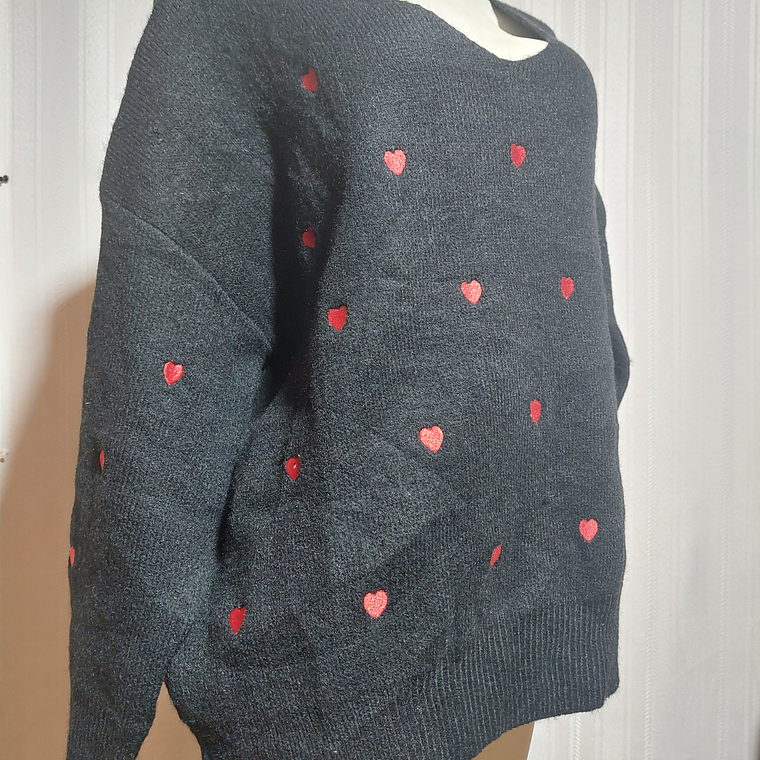 SWEATER CASUAL NEGRO DAVI&DANI TALLA 1XL 2