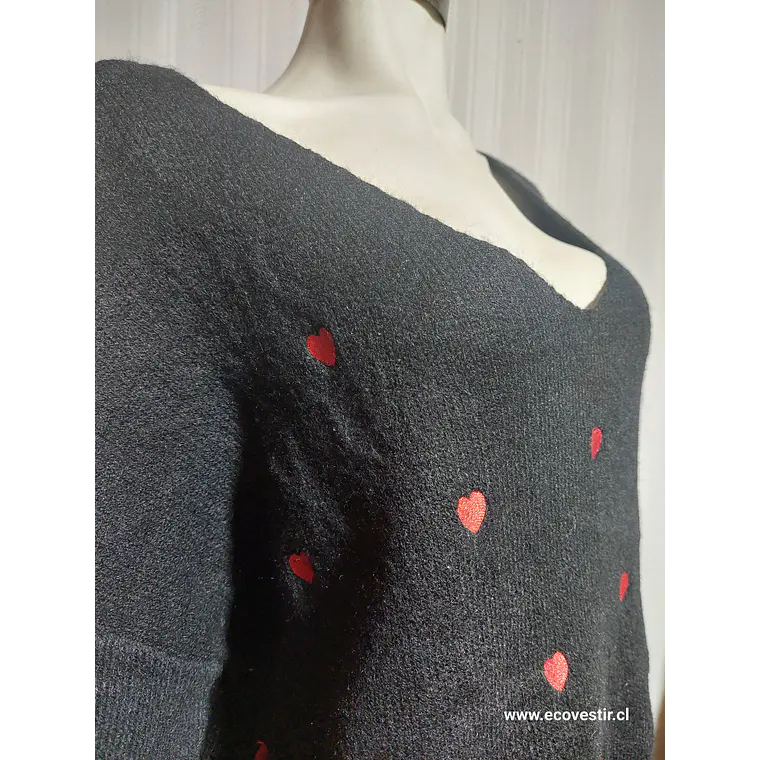 SWEATER CASUAL NEGRO DAVI&DANI TALLA 1XL 3