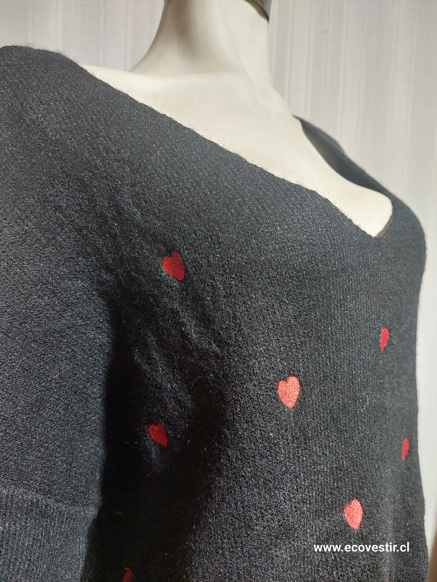 SWEATER CASUAL NEGRO DAVI&DANI TALLA 1XL 3