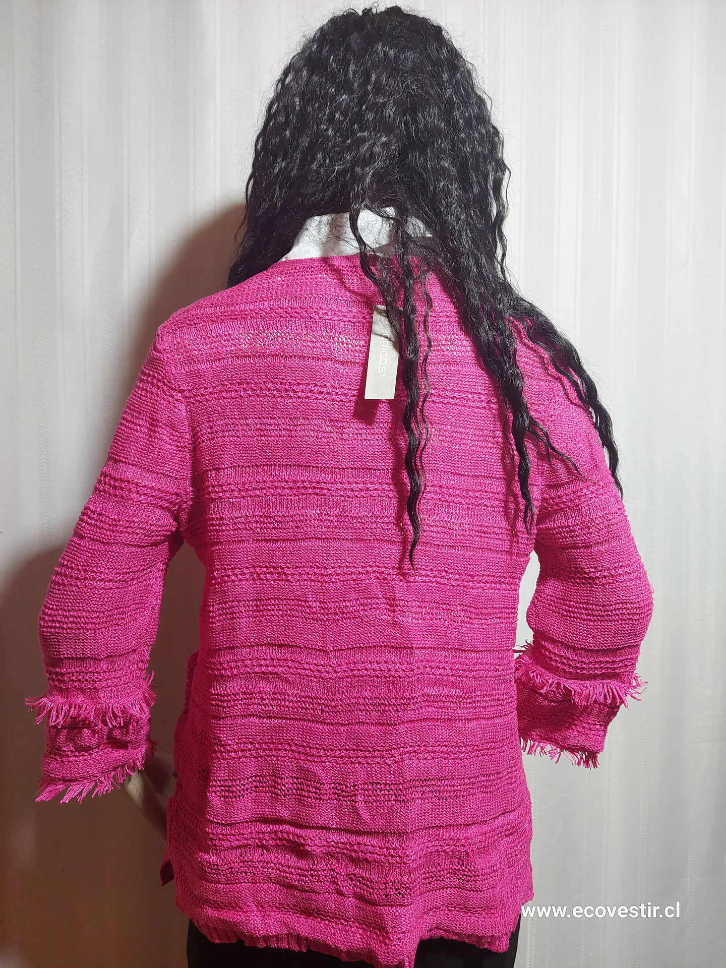 SWEATER ROSADO CHICO´S  TALLA L 3