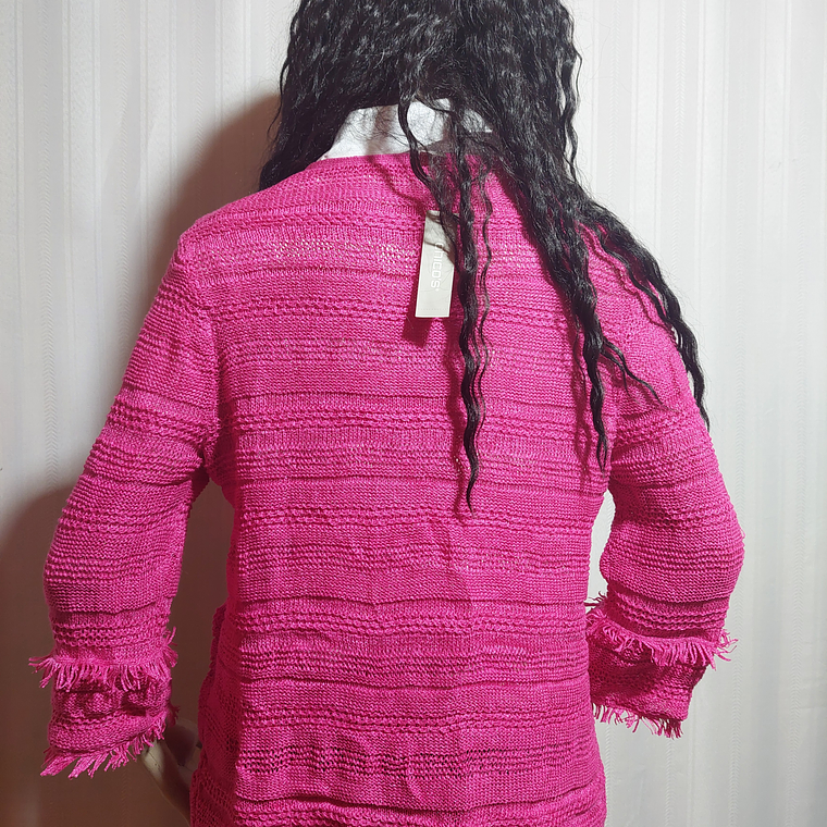 SWEATER ROSADO CHICO´S  TALLA L 3