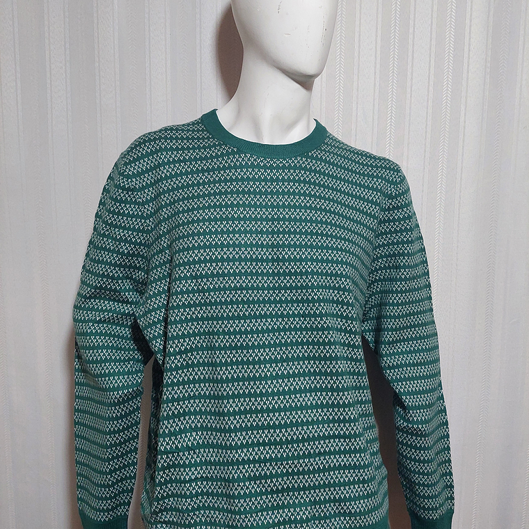 SWEATER CASUAL VERDE FREE ASSEMBLY TALLA XL 1